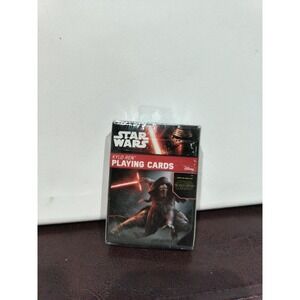 Star Wars Kylo Ren Playing Cards Deck Sealed Disney The Force Awakens Cartamundi